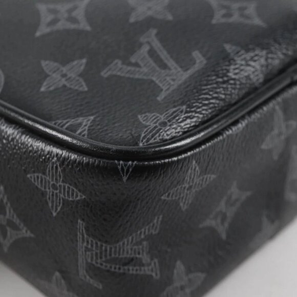 LOUIS VUITTON Monogram Eclipse DanubePM Shoulder Bag M43677 LV Auth 133254M - Picture 4 of 16